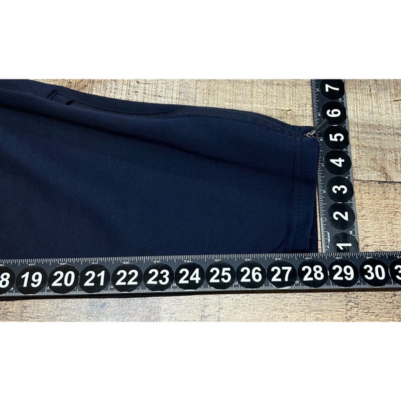 Reebok Track Pants Mens Large Blue Actual 30X28 Elastic Waist Zip Ankle Stretch - Picture 5 of 10